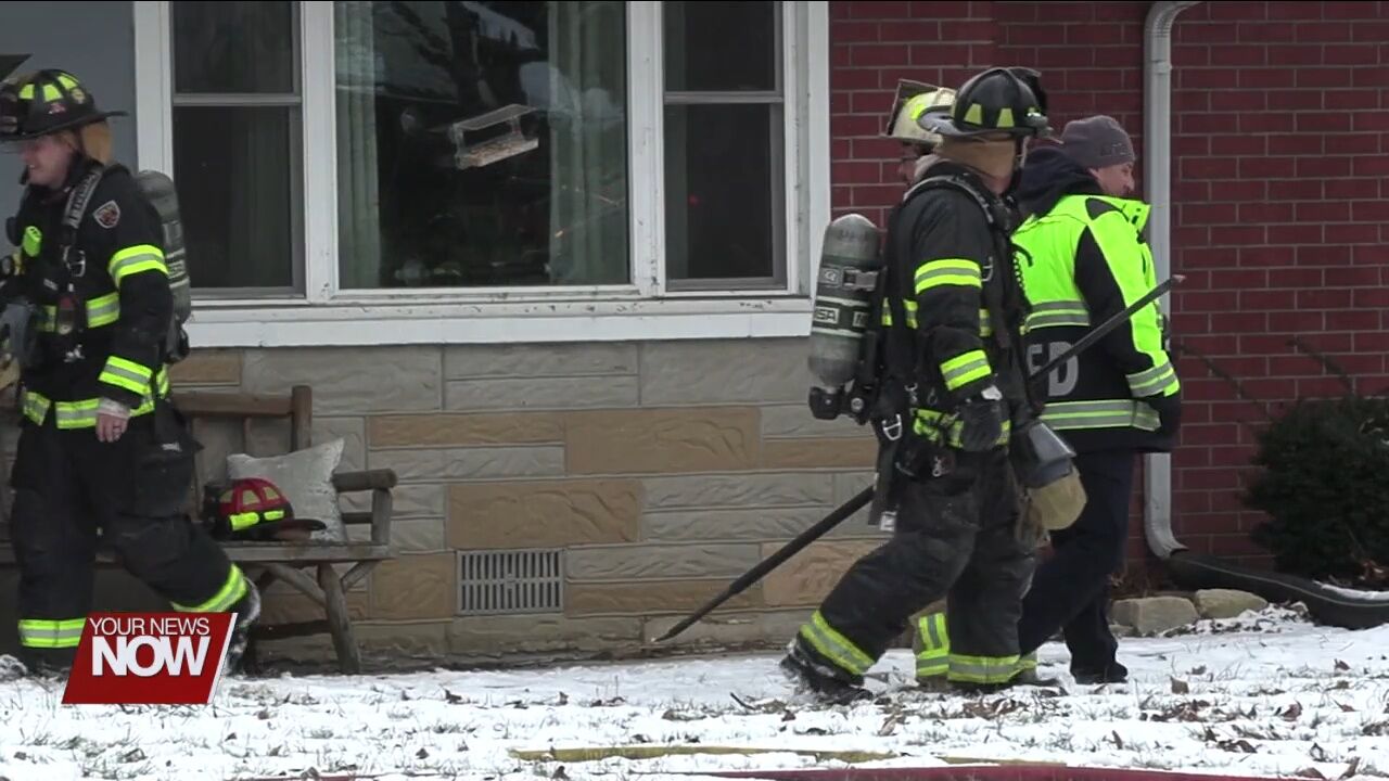 Multiple departments battle two-alarm fire on S. Sunderland Road